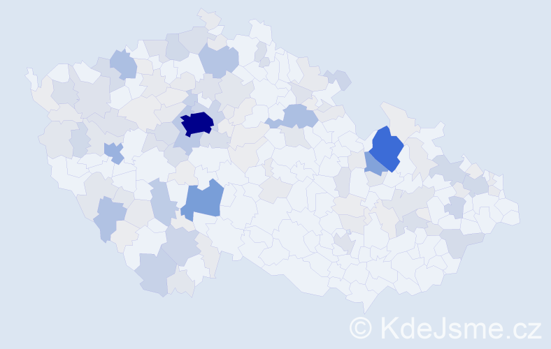 Příjmení: 'Matějček', počet výskytů 576 v celé ČR