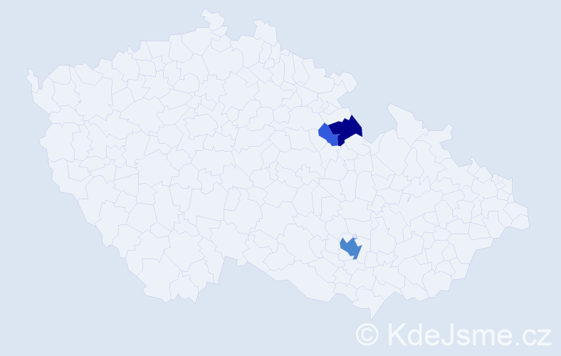 Příjmení: 'Muthsam', počet výskytů 10 v celé ČR