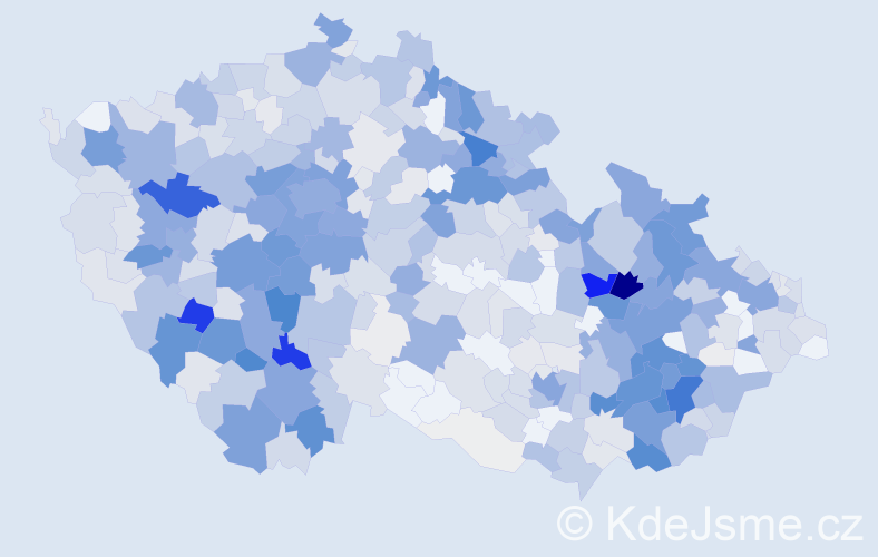 Příjmení: 'Petřík', počet výskytů 2261 v celé ČR