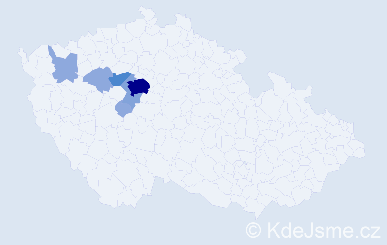 Příjmení: 'Freiman', počet výskytů 17 v celé ČR