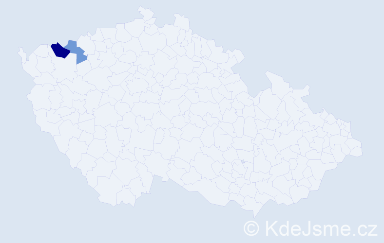 Příjmení: 'Vaščilková', počet výskytů 3 v celé ČR