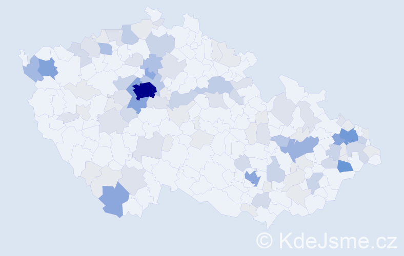 Příjmení: 'Fabianová', počet výskytů 319 v celé ČR
