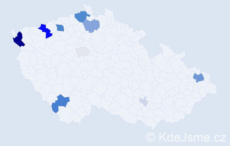 Příjmení: 'Münch', počet výskytů 17 v celé ČR