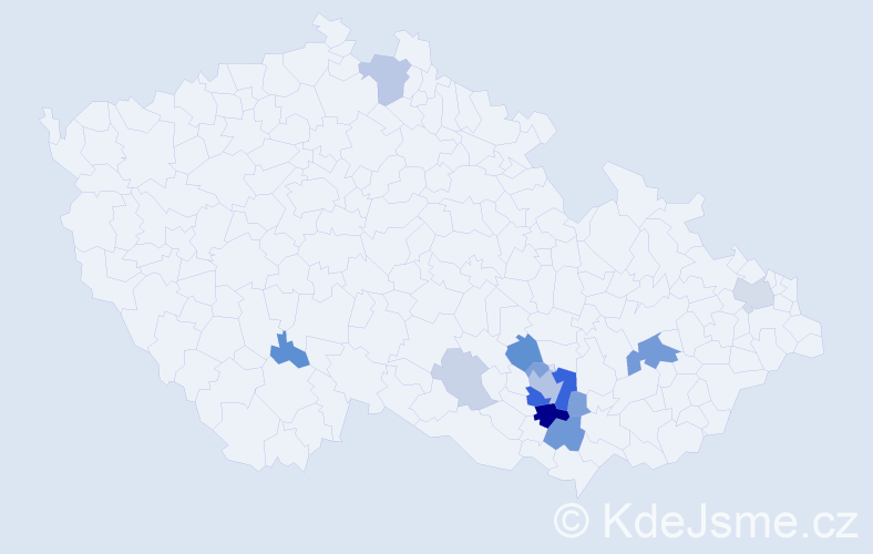 Příjmení: 'Flajšinger', počet výskytů 32 v celé ČR