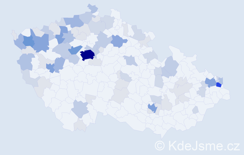Příjmení: 'Semanová', počet výskytů 240 v celé ČR
