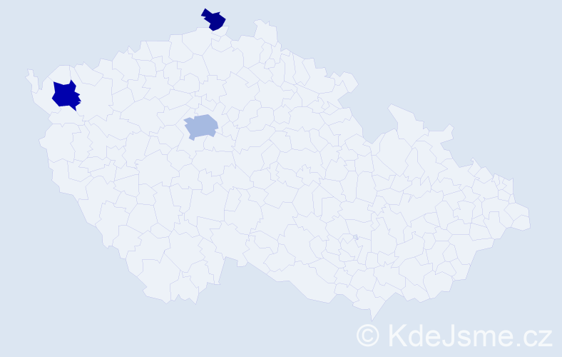 Příjmení: 'Filovkinová', počet výskytů 6 v celé ČR