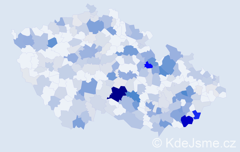 Příjmení: 'Matějíčková', počet výskytů 1003 v celé ČR