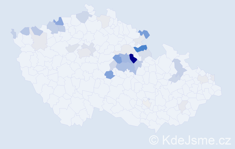 Příjmení: 'Bachura', počet výskytů 89 v celé ČR