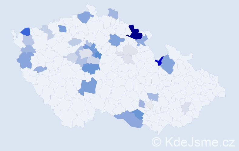 Příjmení: 'Demuthová', počet výskytů 92 v celé ČR
