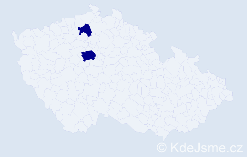 Příjmení: 'Kovalskyi', počet výskytů 2 v celé ČR