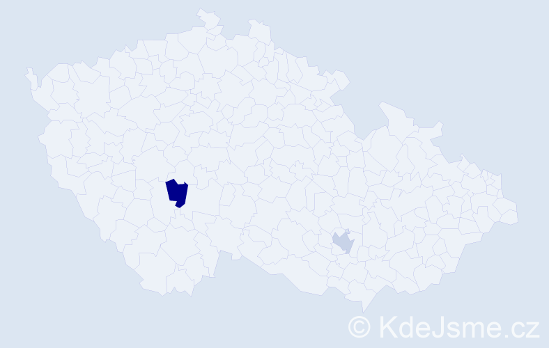 Příjmení: 'Lebel', počet výskytů 2 v celé ČR