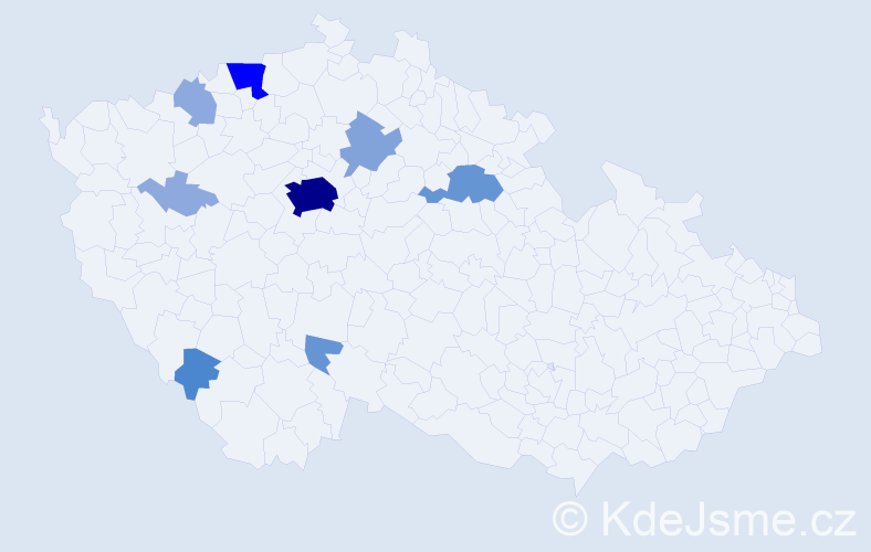 Příjmení: 'Chalaš', počet výskytů 28 v celé ČR