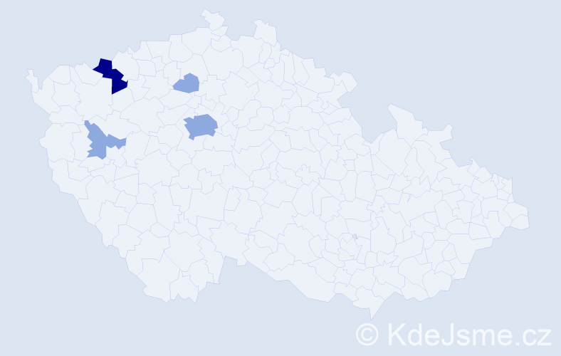 Příjmení: 'Babčaník', počet výskytů 9 v celé ČR