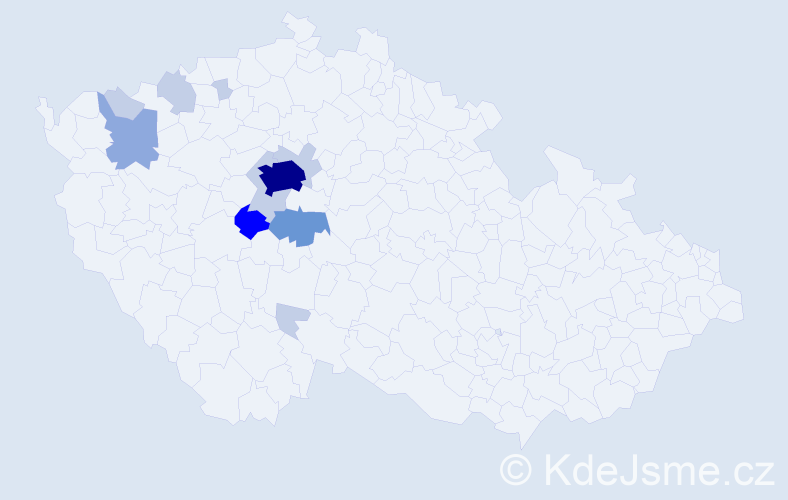 Příjmení: 'Bakosová', počet výskytů 31 v celé ČR
