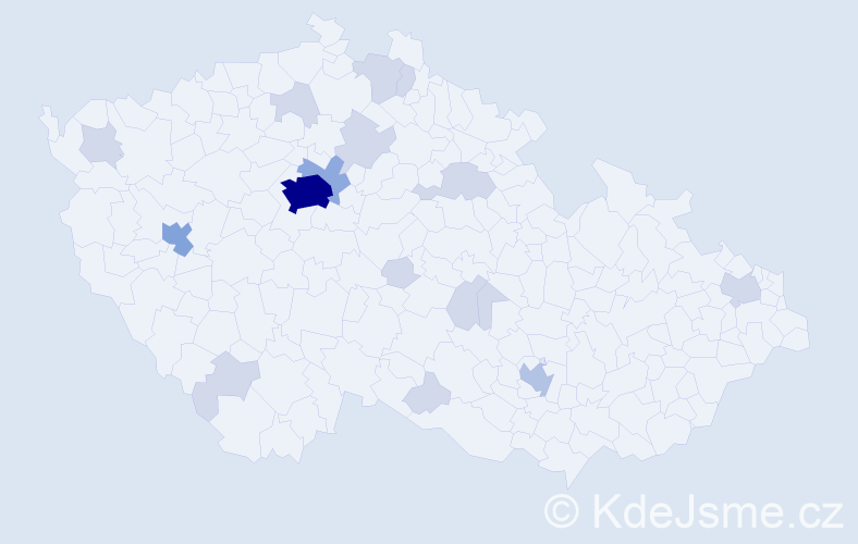 Příjmení: 'Horzov', počet výskytů 37 v celé ČR
