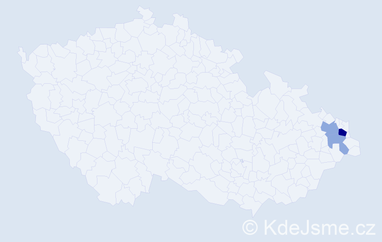 Příjmení: 'Skocz', počet výskytů 7 v celé ČR