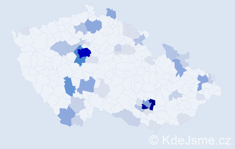 Příjmení: 'Dobrovodská', počet výskytů 157 v celé ČR