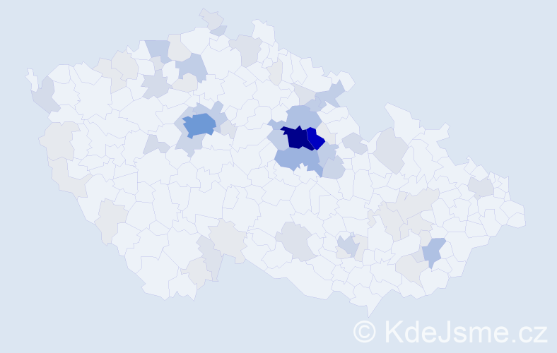 Příjmení: 'Shejbalová', počet výskytů 242 v celé ČR