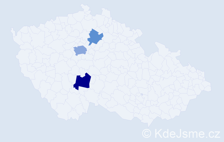 Příjmení: 'Bevelágua', počet výskytů 7 v celé ČR
