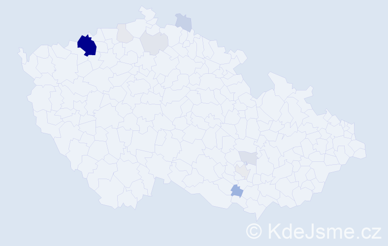 Příjmení: 'Malcovský', počet výskytů 40 v celé ČR