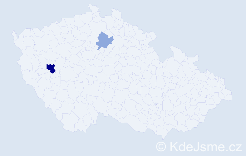 Příjmení: 'Englman', počet výskytů 6 v celé ČR