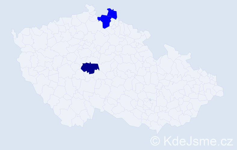 Příjmení: 'Tabarelliová', počet výskytů 4 v celé ČR