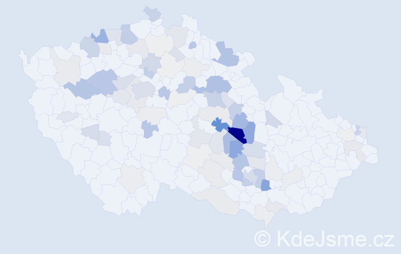 Příjmení: 'Makovský', počet výskytů 346 v celé ČR