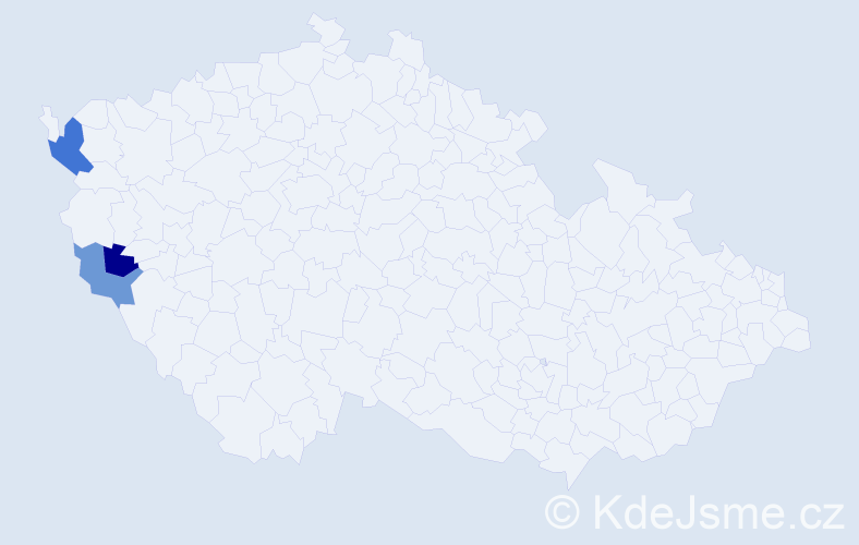 Příjmení: 'Nikonov', počet výskytů 4 v celé ČR