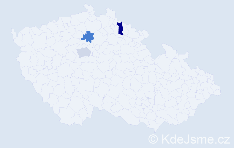Příjmení: 'Rutkowski', počet výskytů 4 v celé ČR