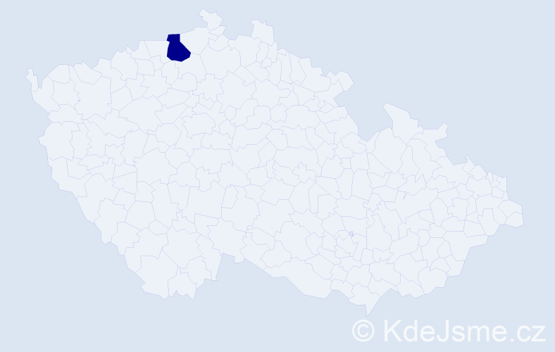 Příjmení: 'Ejimofor', počet výskytů 1 v celé ČR