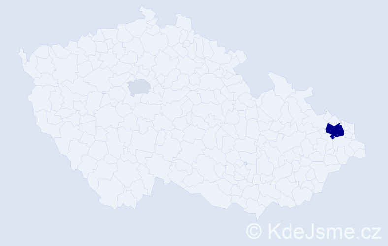 Příjmení: 'Andrzejak', počet výskytů 7 v celé ČR