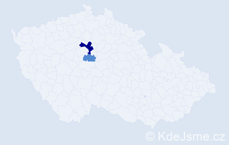 Příjmení: 'Khalifé', počet výskytů 4 v celé ČR