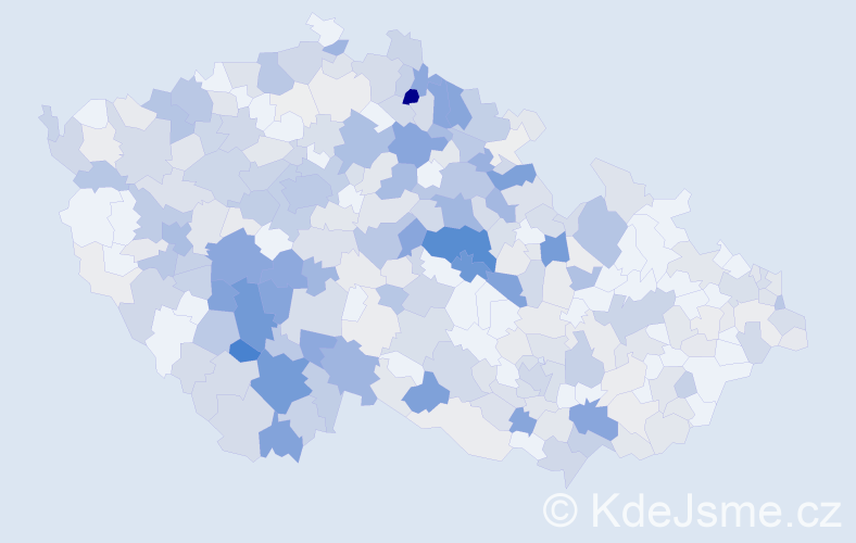 Příjmení: 'Dubská', počet výskytů 1379 v celé ČR