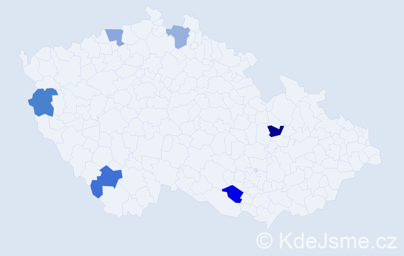 Příjmení: '"Trinh Ngoc"', počet výskytů 6 v celé ČR