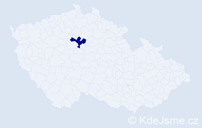 Příjmení: 'Biljaková', počet výskytů 2 v celé ČR