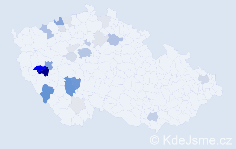 Příjmení: 'Kripnerová', počet výskytů 80 v celé ČR