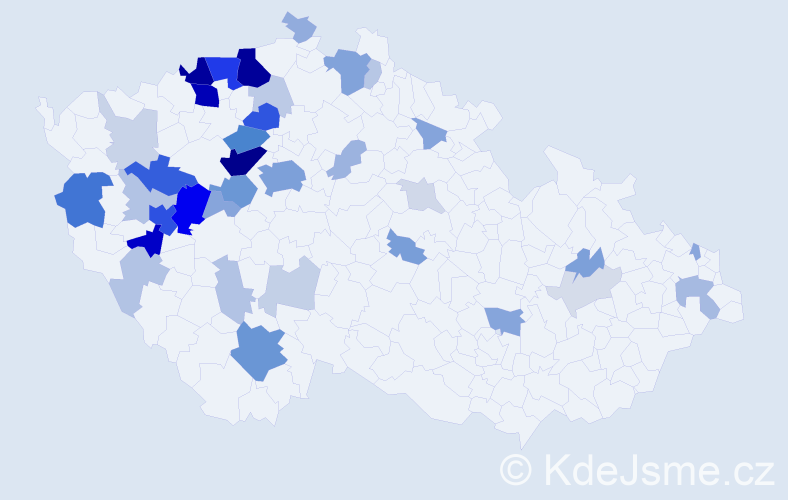 Příjmení: 'Lipert', počet výskytů 146 v celé ČR