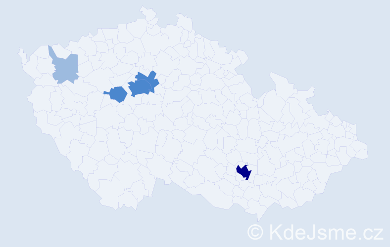 Příjmení: 'Kurhajec', počet výskytů 11 v celé ČR