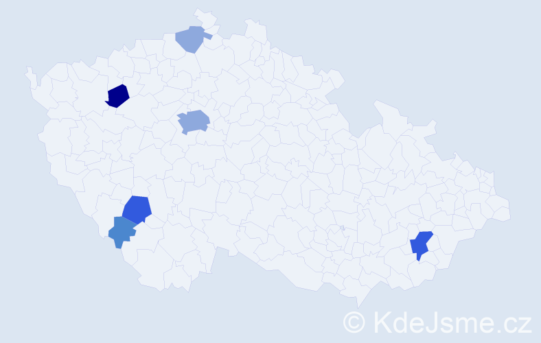 Příjmení: 'Holfeld', počet výskytů 15 v celé ČR