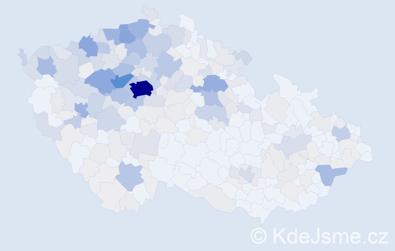 Příjmení: 'Kindlová', počet výskytů 1132 v celé ČR