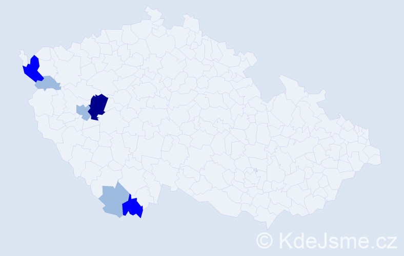 Příjmení: 'Buchanec', počet výskytů 13 v celé ČR