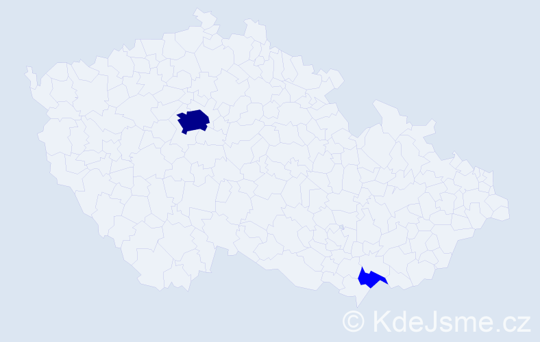 Příjmení: 'Spector', počet výskytů 3 v celé ČR