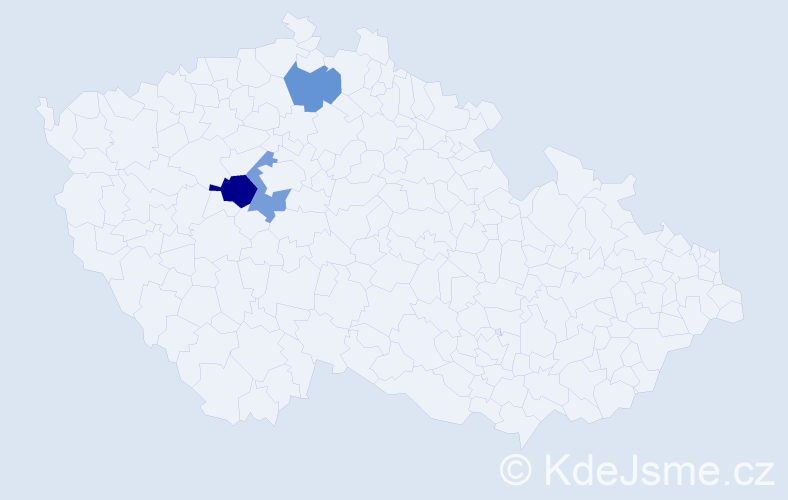 Příjmení: 'Znamirowski', počet výskytů 4 v celé ČR