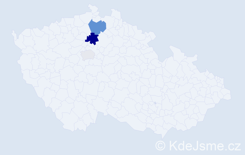 Příjmení: 'Kuzio', počet výskytů 6 v celé ČR