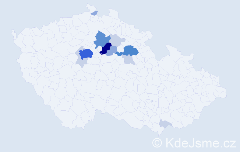 Příjmení: 'Matyásko', počet výskytů 38 v celé ČR