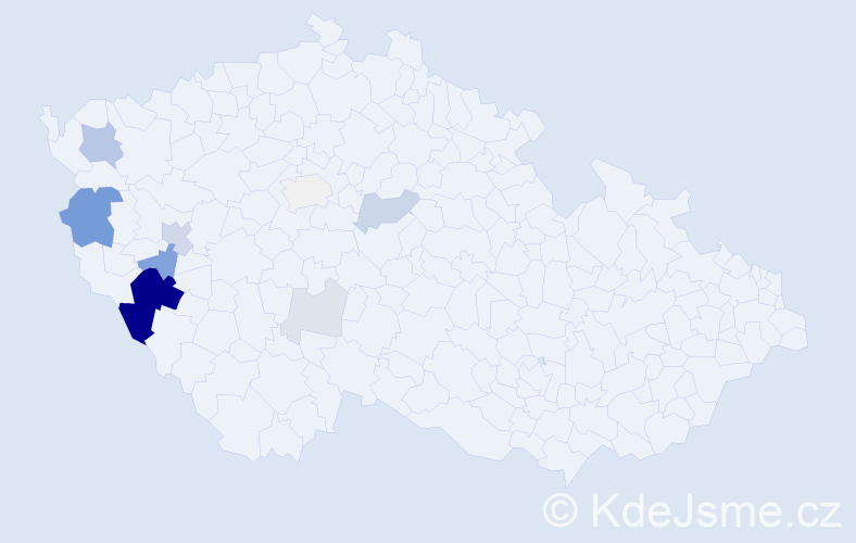 Příjmení: 'Fleisig', počet výskytů 34 v celé ČR