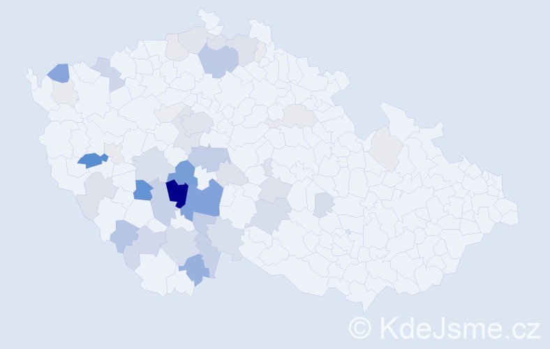 Příjmení: 'Cmunt', počet výskytů 149 v celé ČR