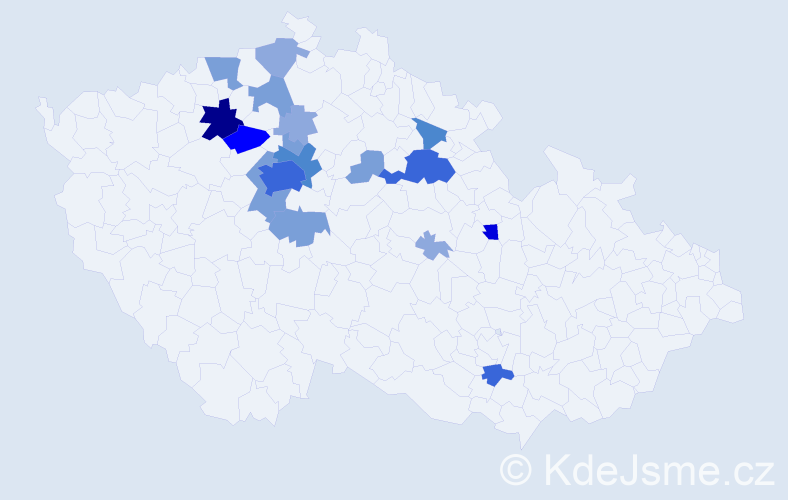 Příjmení: 'Saifrt', počet výskytů 51 v celé ČR