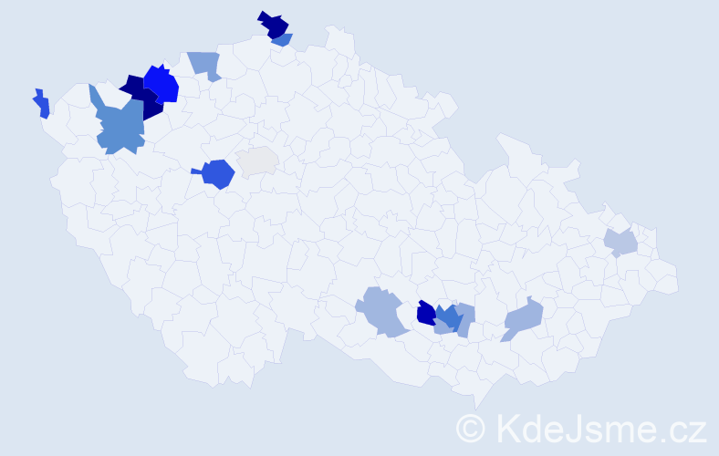 Příjmení: 'Drizi', počet výskytů 41 v celé ČR