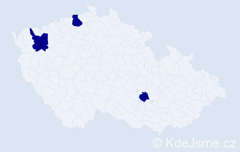 Příjmení: 'Martynova', počet výskytů 3 v celé ČR